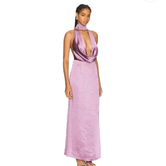 NWT ELLIATT Faith Maxi Dress Mauve Size S - Picture 3 of 16